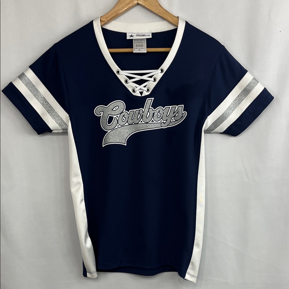 Dallas Cowboys Authentic Navy & Silver Jersey - Size Medium